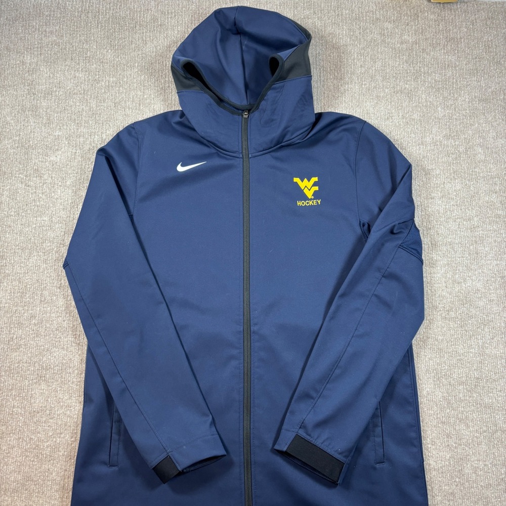 Nike Shield Repel Navy Parka Jacket UWV Hockey Men's‎ Size Medium